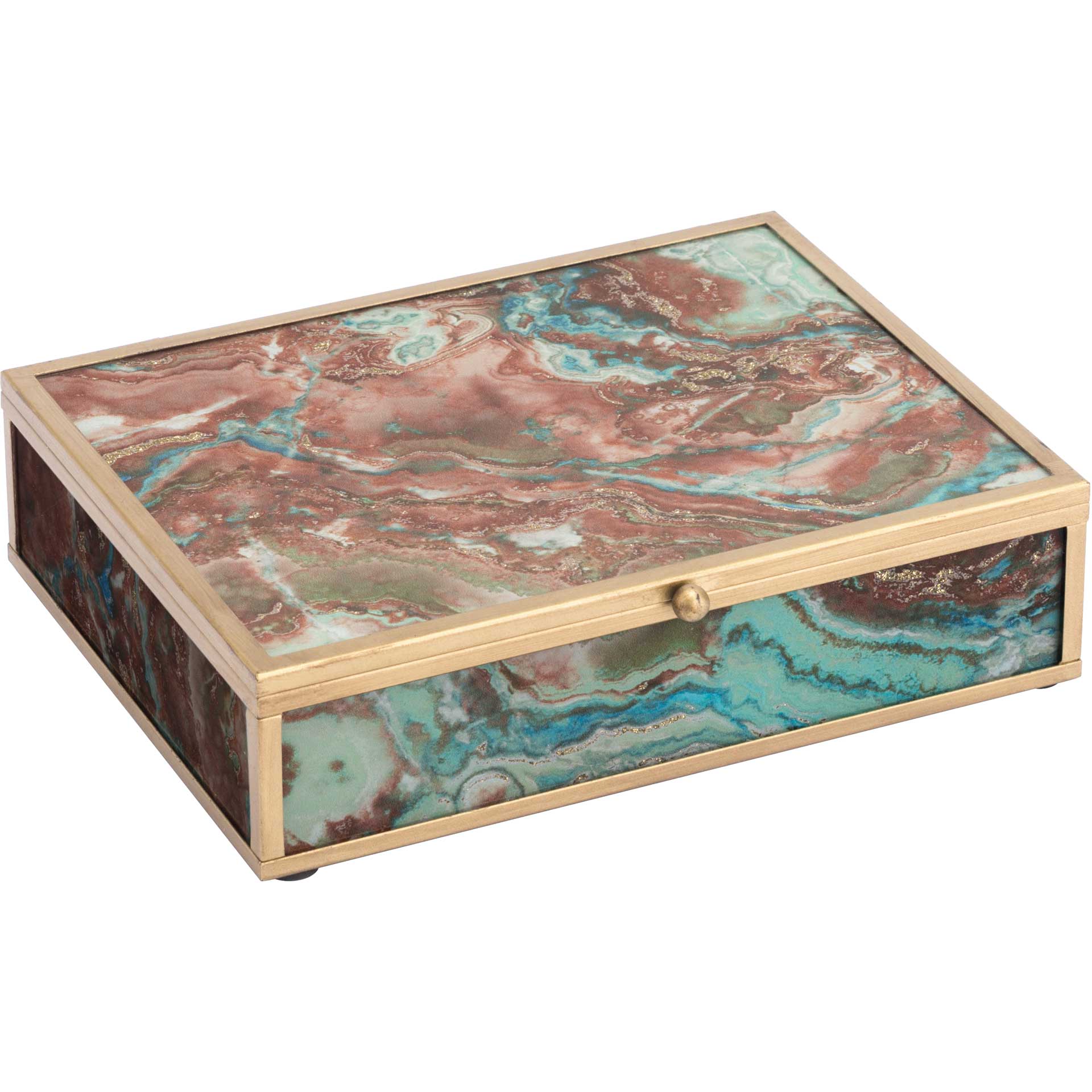 Mundi Boxes Brown Geode (Set of 2) - Image 3