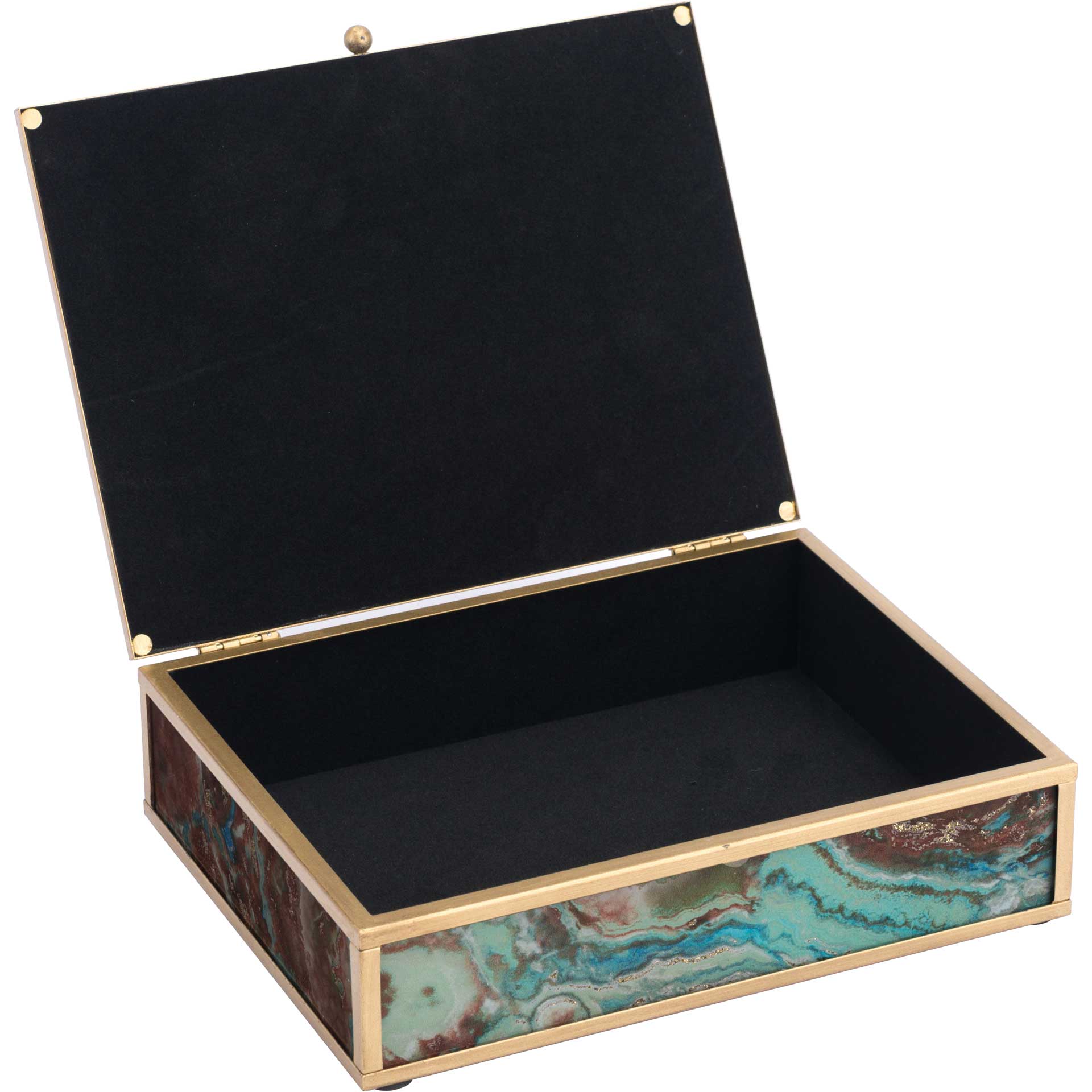 Mundi Boxes Brown Geode (Set of 2) - Image 4