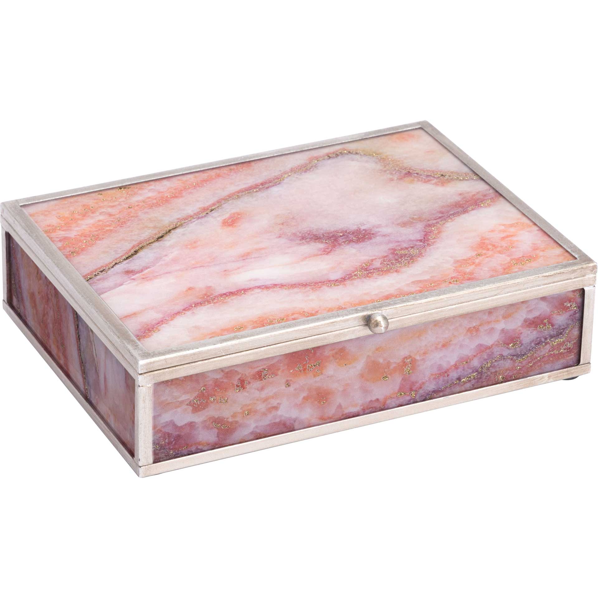 Mundi Boxes Pink Geode (Set of 2) - Image 3