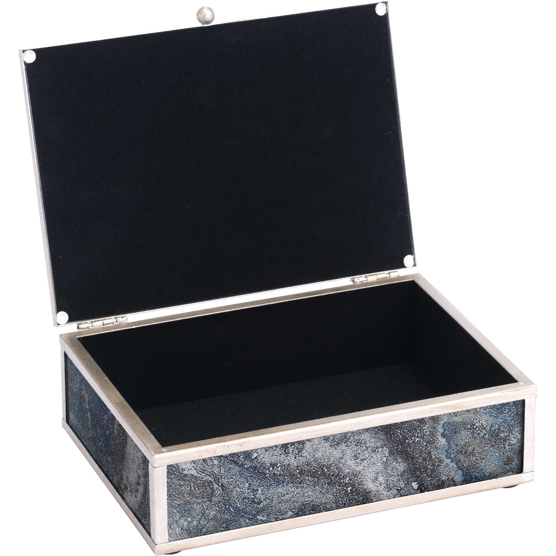 Mundi Boxes Silver Geode (Set of 2) - Image 4