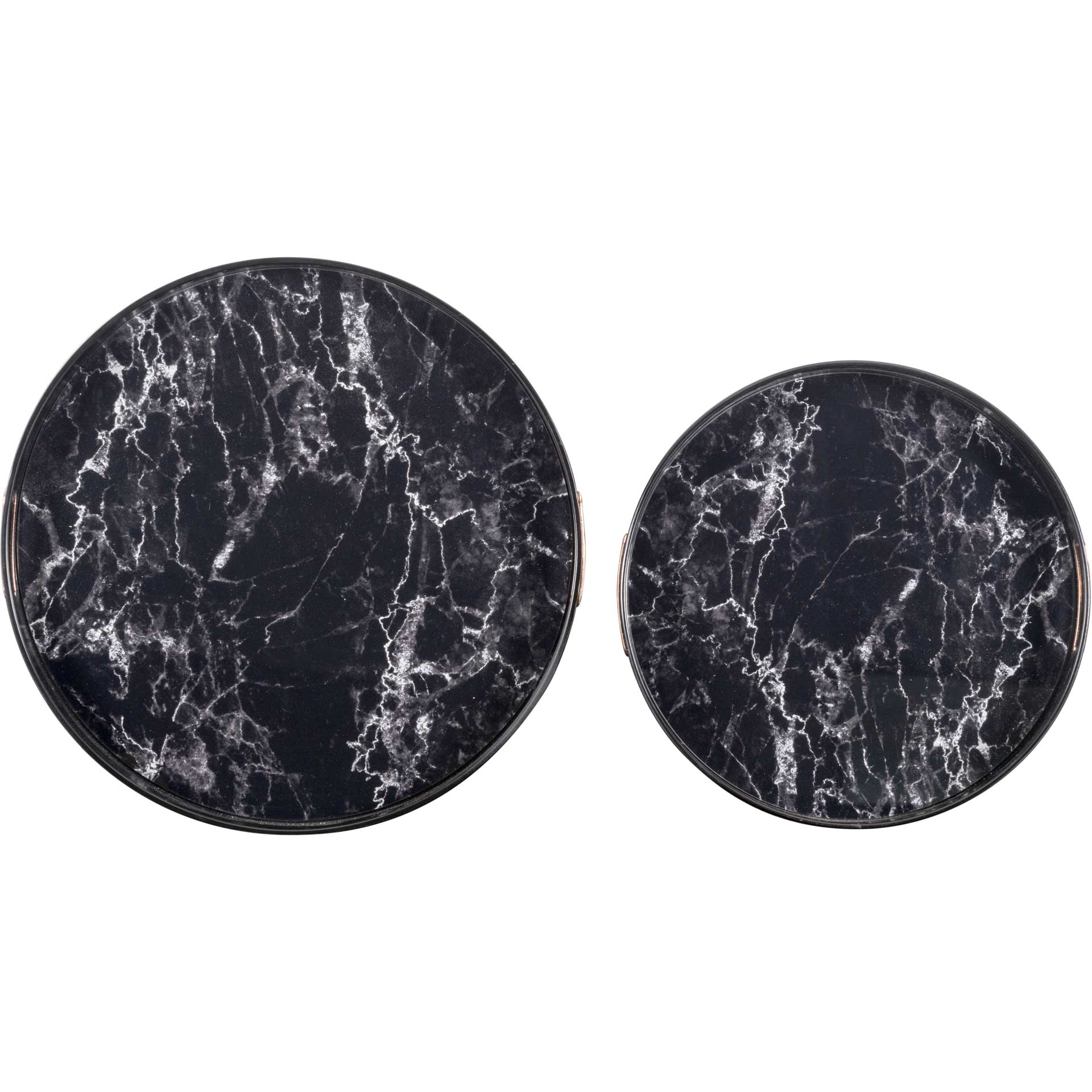 Mundi Tray Black (Set of 2) - Image 2
