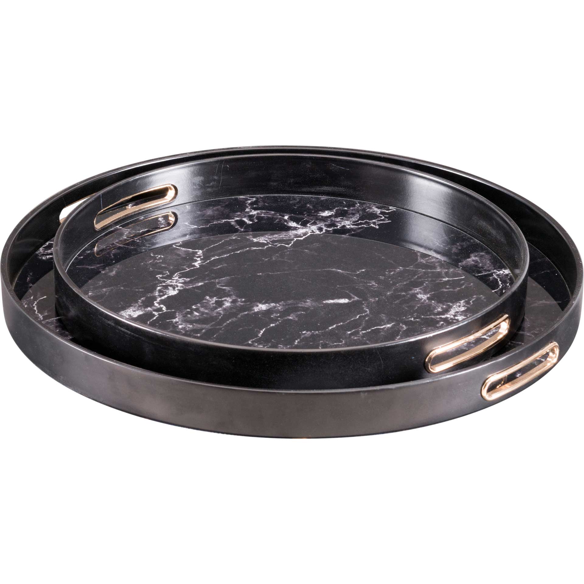 Mundi Tray Black (Set of 2) - Image 3