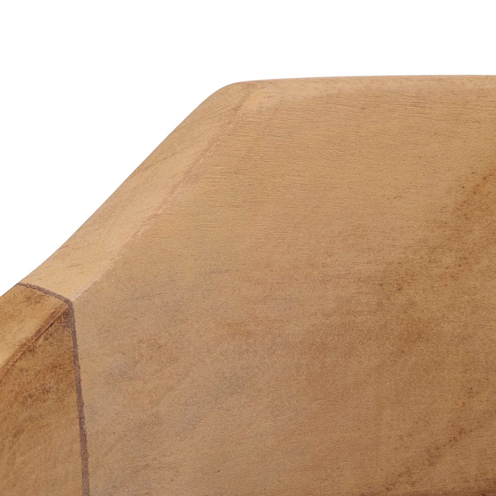 Murray Leather Woven Accent Chair Natural/Honey - Image 5