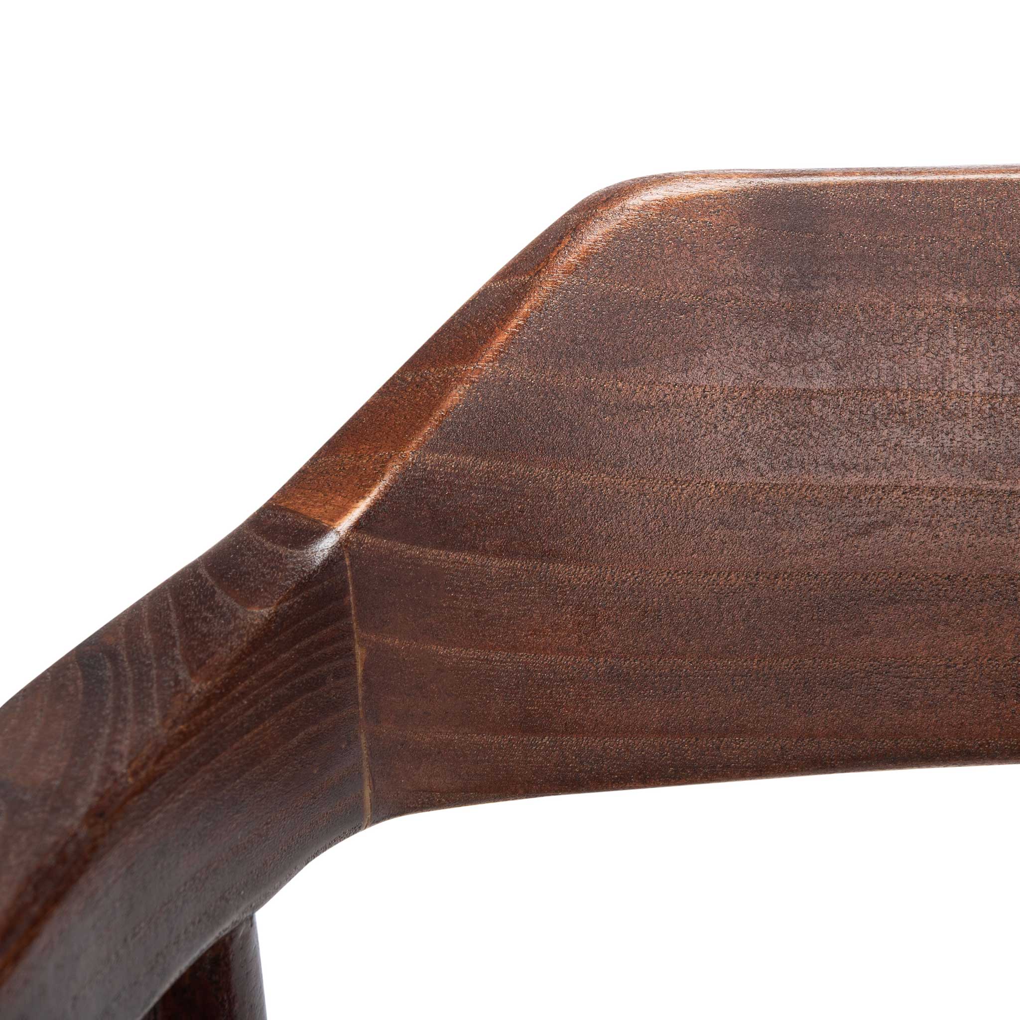 Murray Leather Woven Accent Chair Walnut/Cognac - Image 6