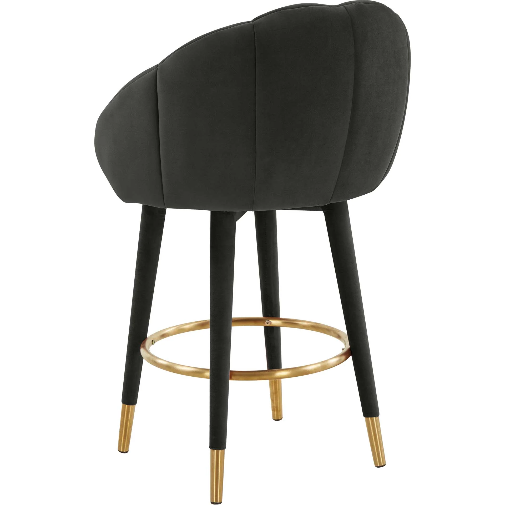 Myaire Swivel Bar Stool Black - Image 10