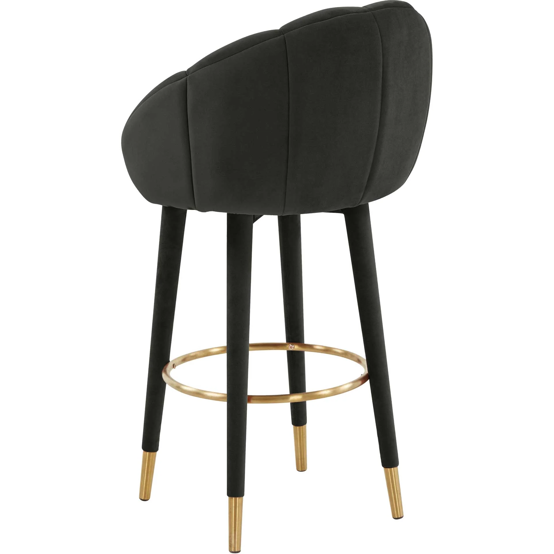 Myaire Swivel Bar Stool Black - Image 3