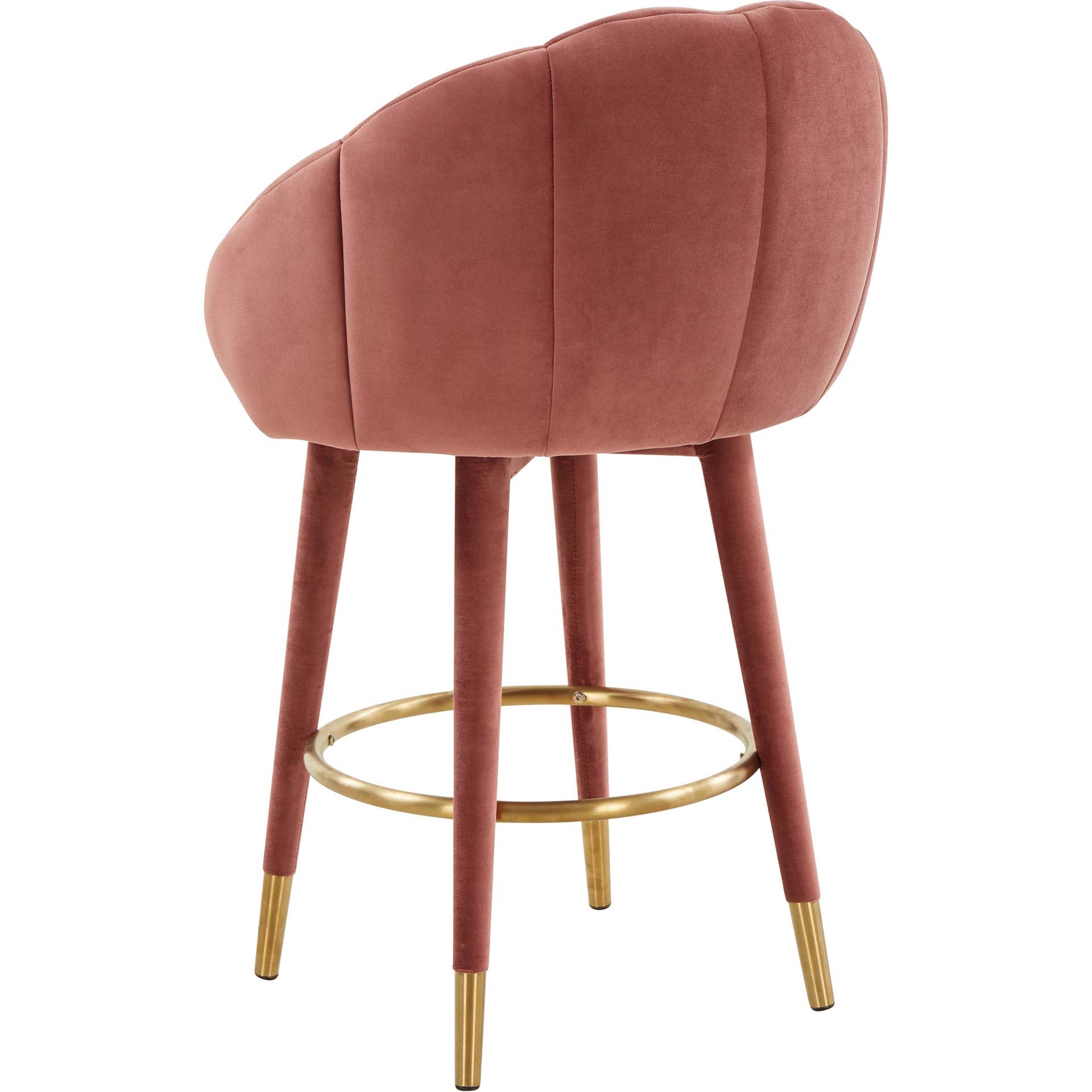Myaire Swivel Bar Stool Salmon - Image 10