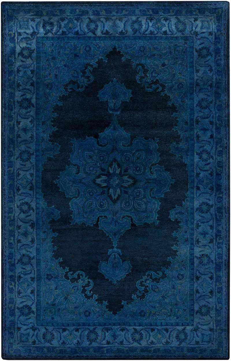 Mykonos Blue/Dark Gray Area Rug - Image 2