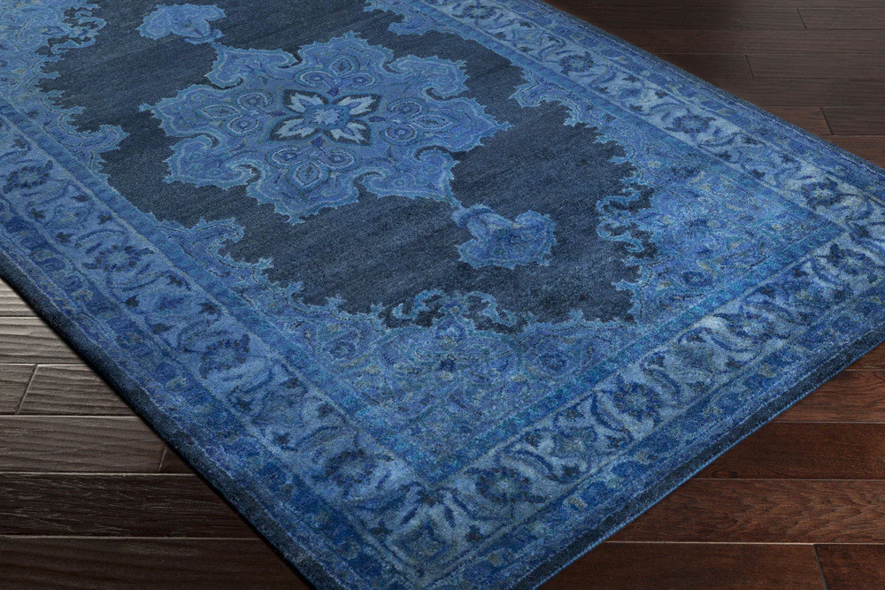 Mykonos Blue/Dark Gray Area Rug - Image 3