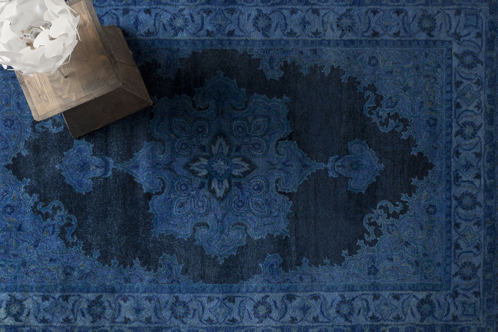 Mykonos Blue/Dark Gray Area Rug - Image 4