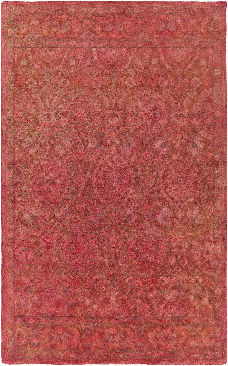 Mykonos Burgundy/Coral Area Rug - Image 2