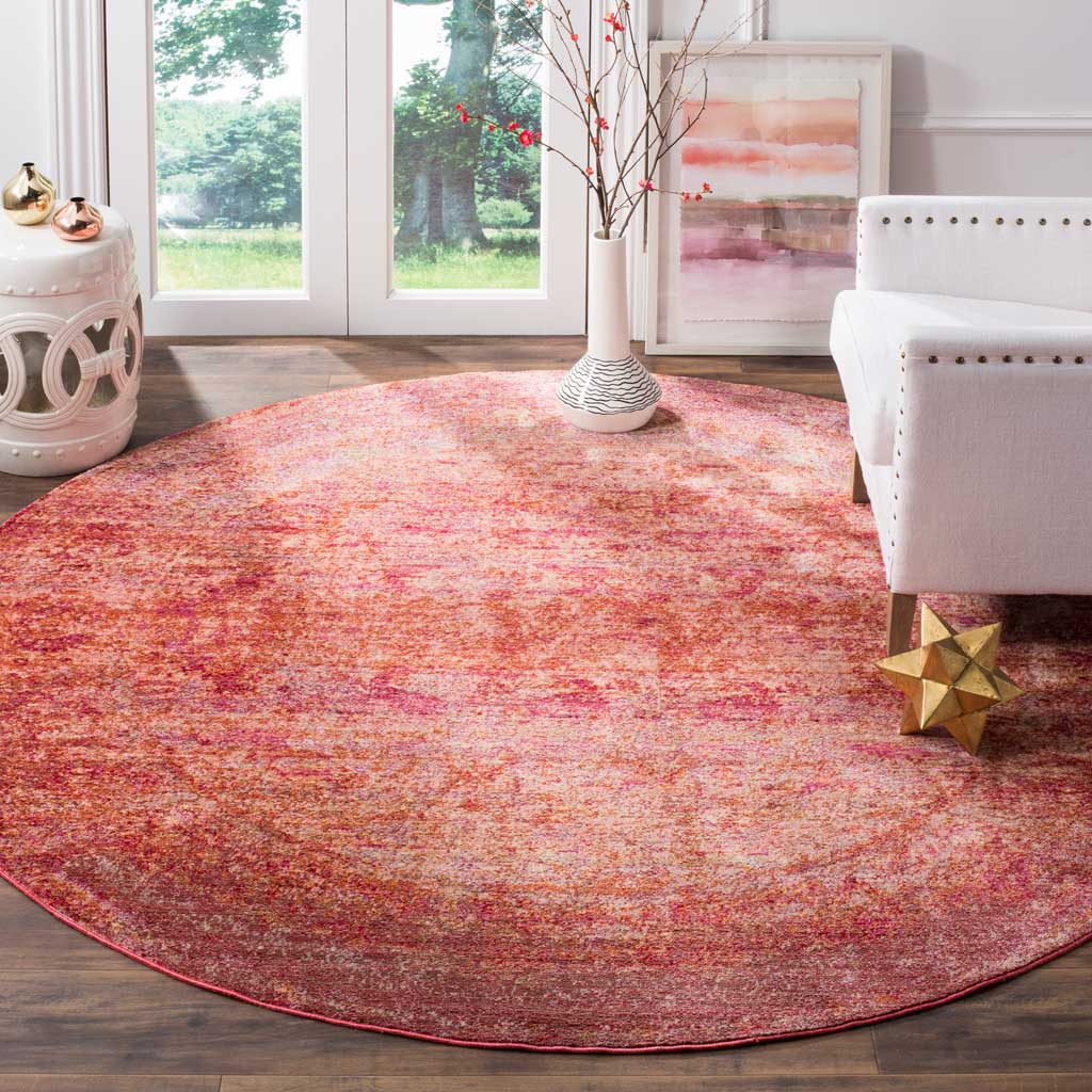 Mystique Rust/Multi Round Rug - Image 3