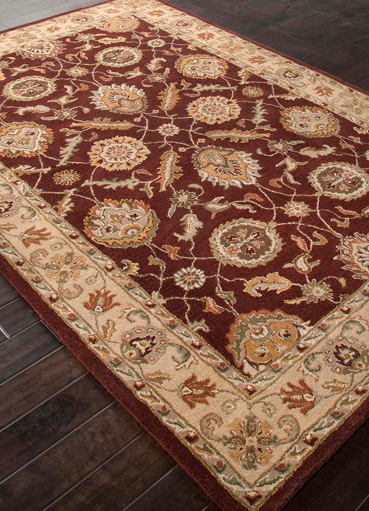 Mythos Callisto Deep Ruby/Sand Area Rug - Image 2