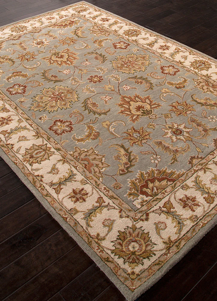 Mythos Zeus Light Blue/Antique White Area Rug - Image 2