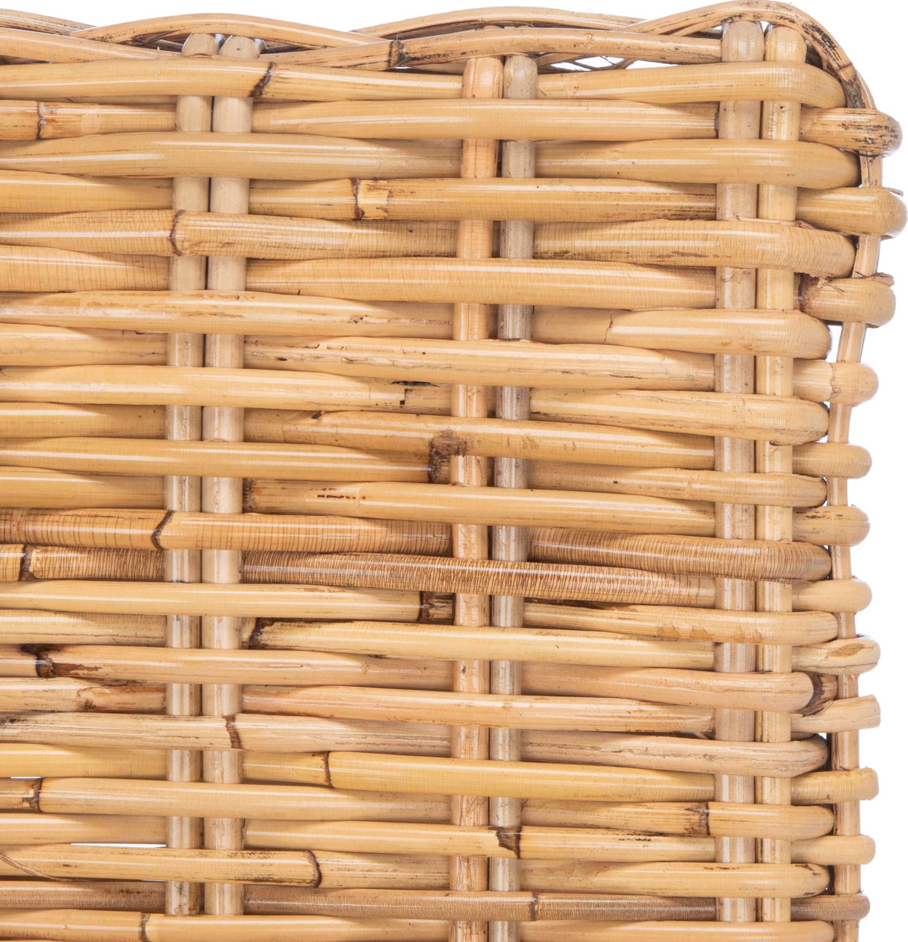 Nabbi Rattan Accent Chair With Cushion Natural/White - Image 5