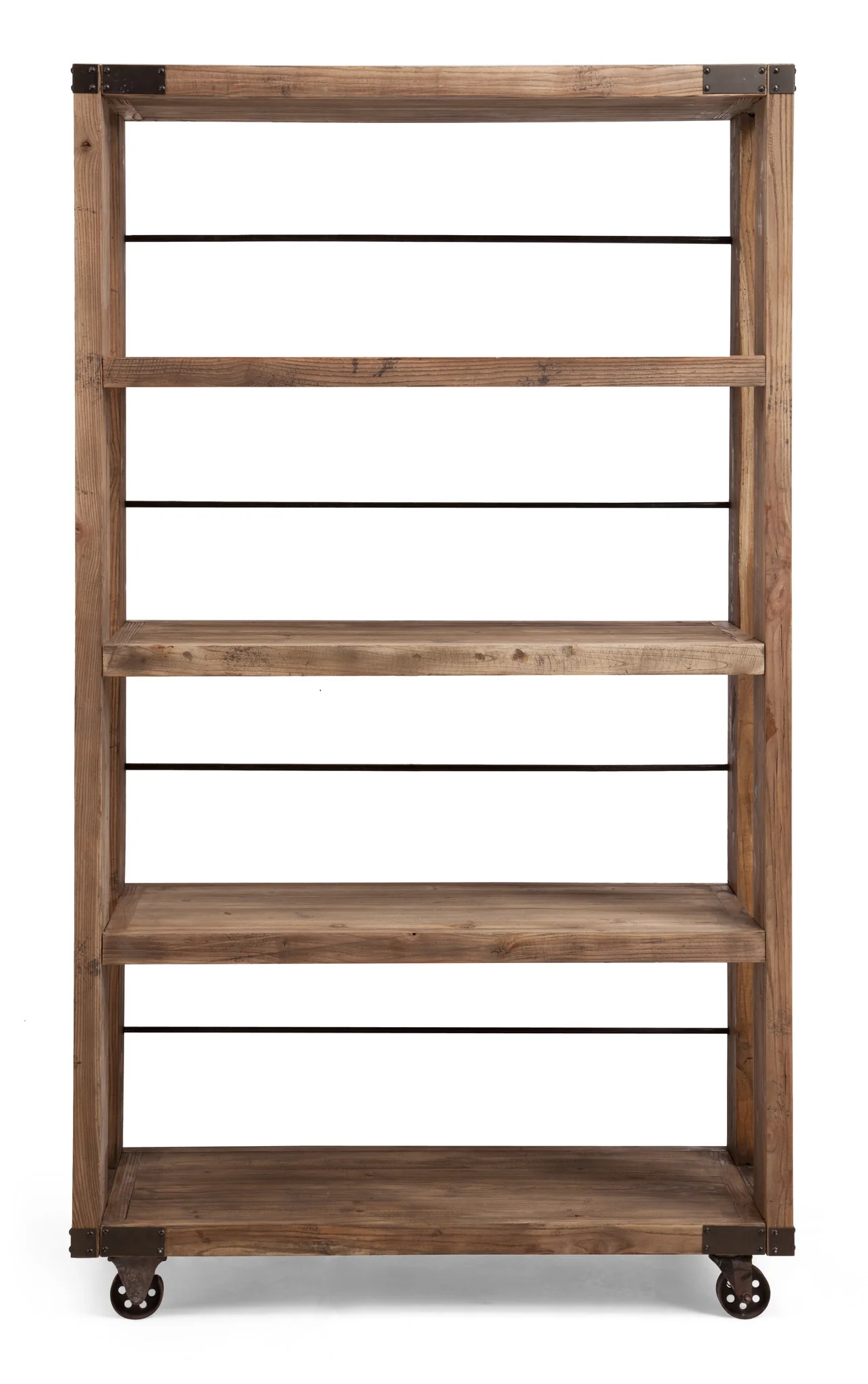Nahant Wide 4 Level Shelf Distressed Natural - Image 3