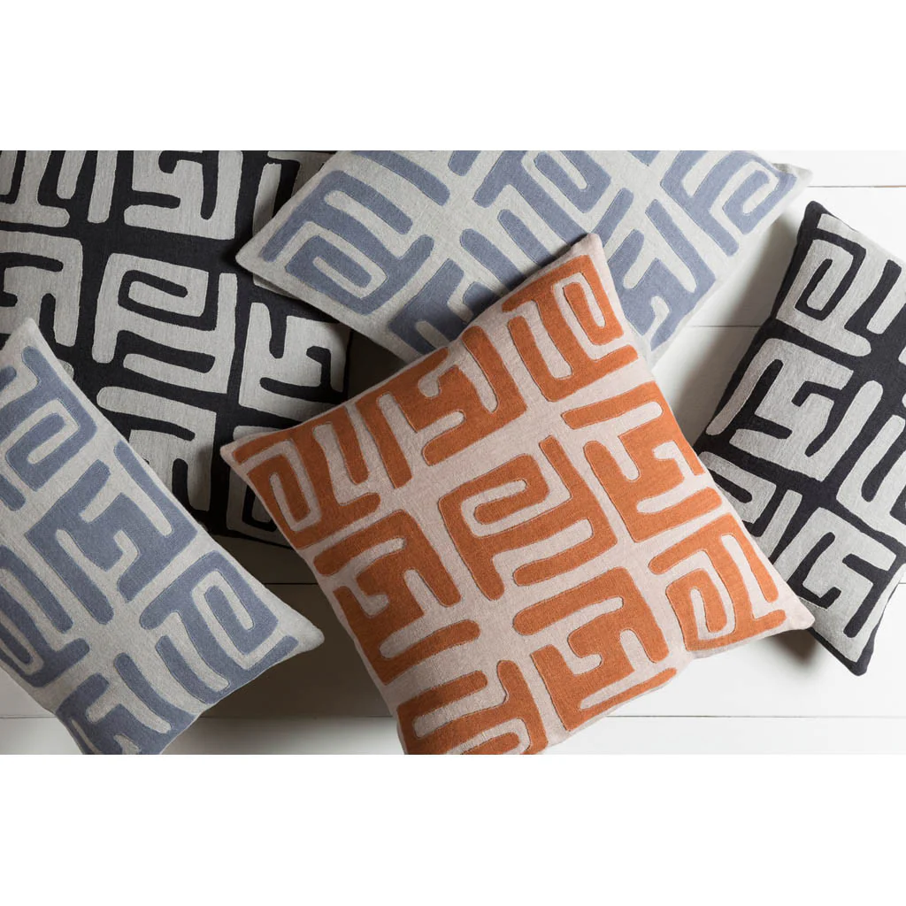 Nairobi Rust/Beige Pillow - Image 3