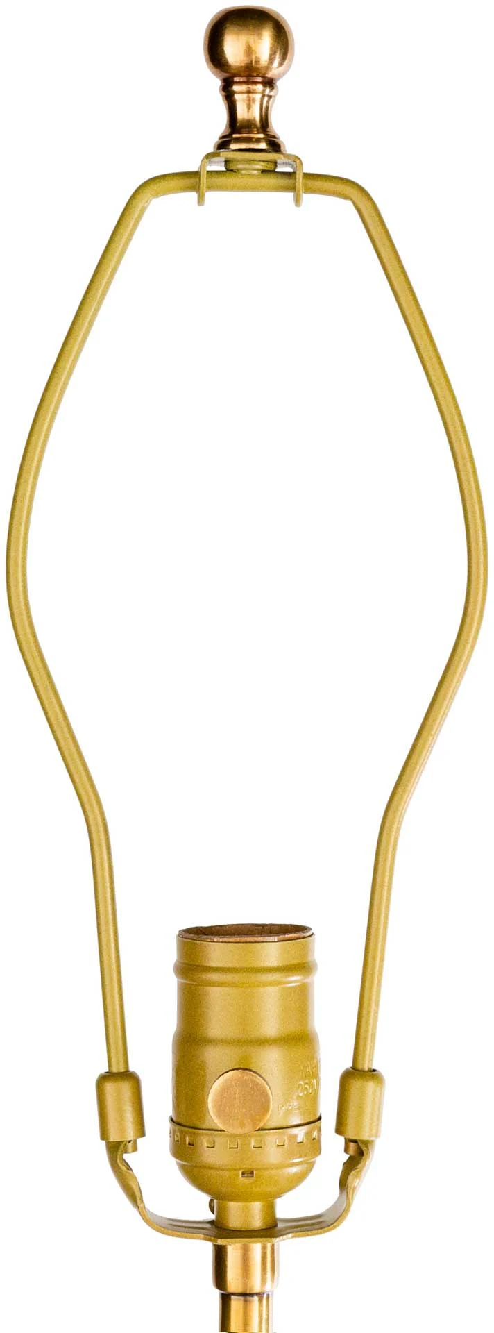 Nalani Floor Lamp White/Brass/Ivory - Image 4