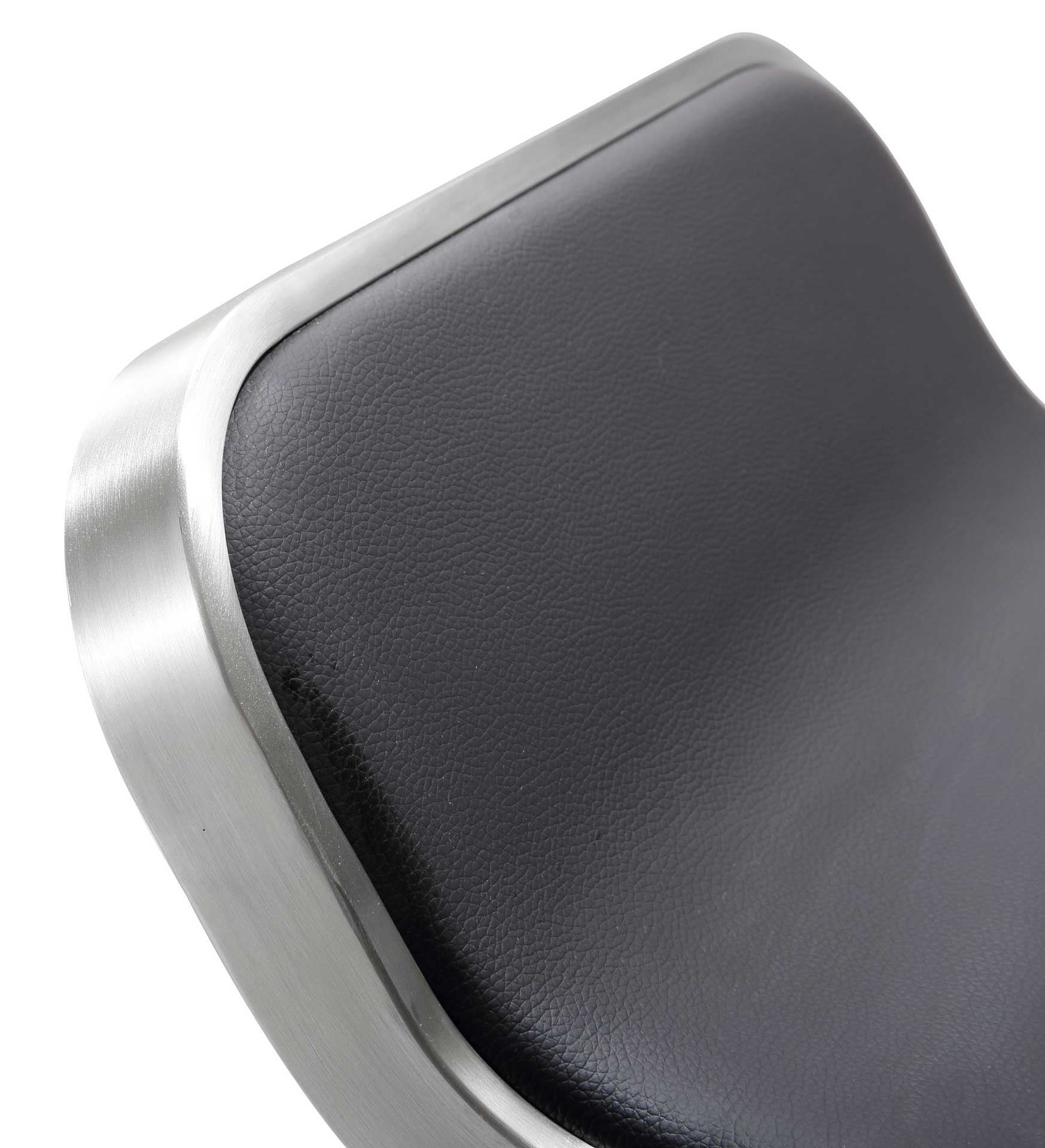 Nalani Stainless Steel Bar Stool Black - Image 7