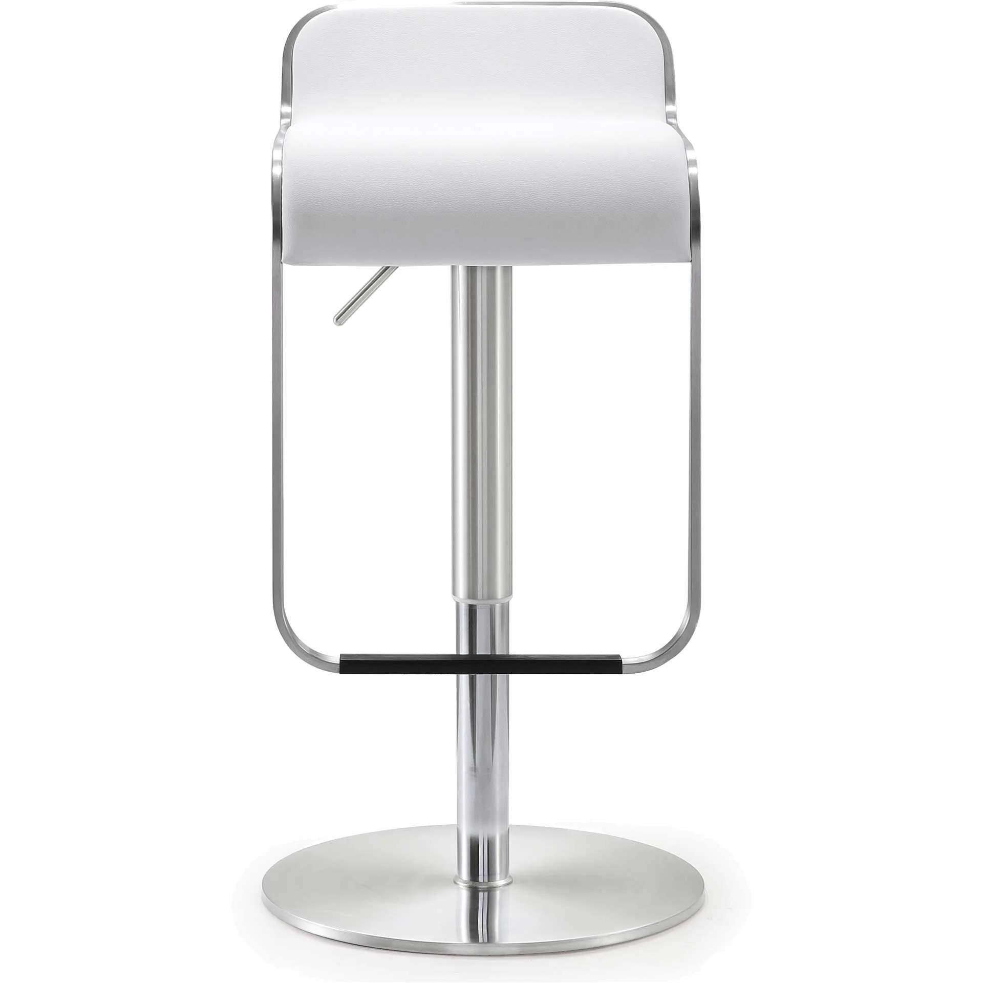 Nalani Stainless Steel Bar Stool White - Image 2