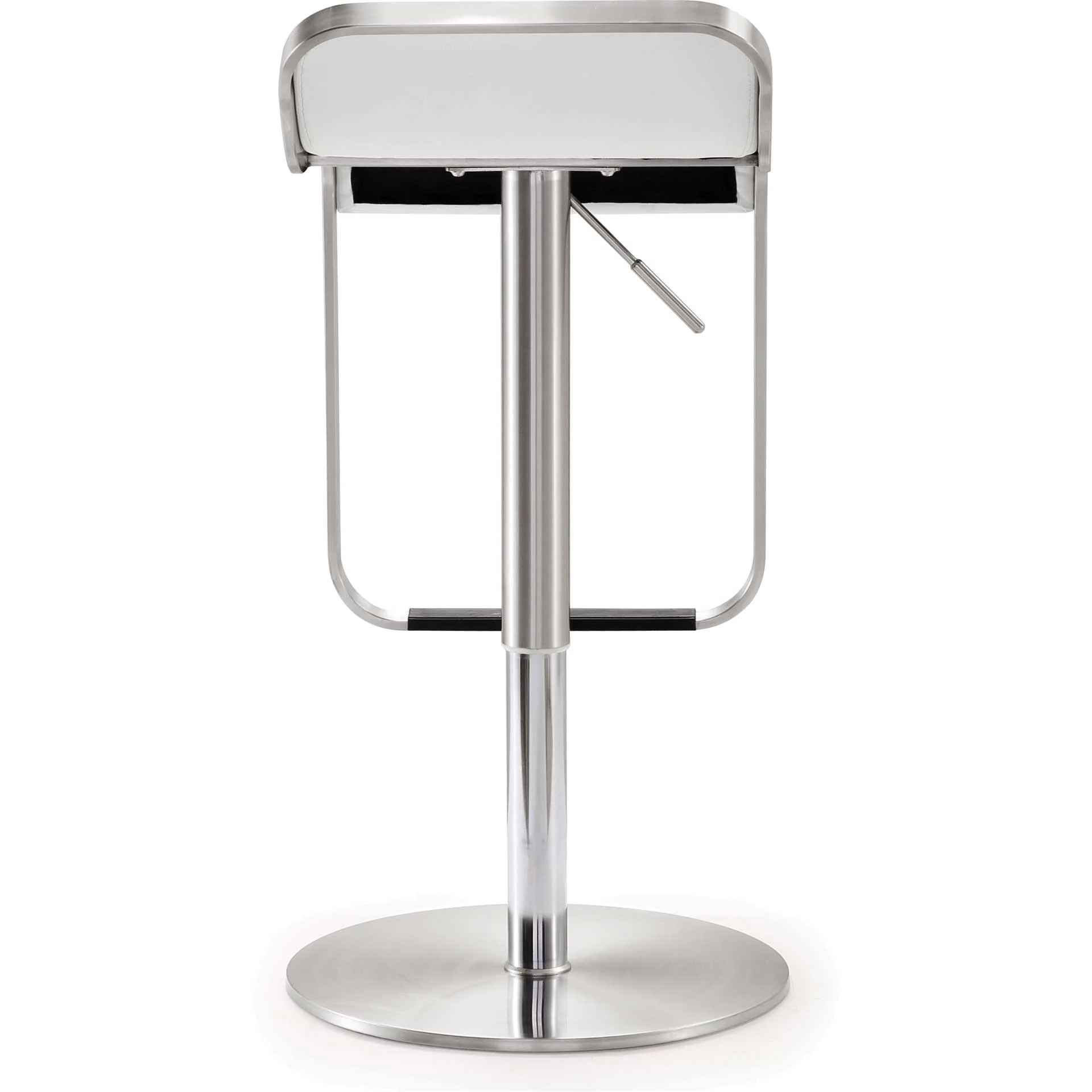 Nalani Stainless Steel Bar Stool White - Image 4