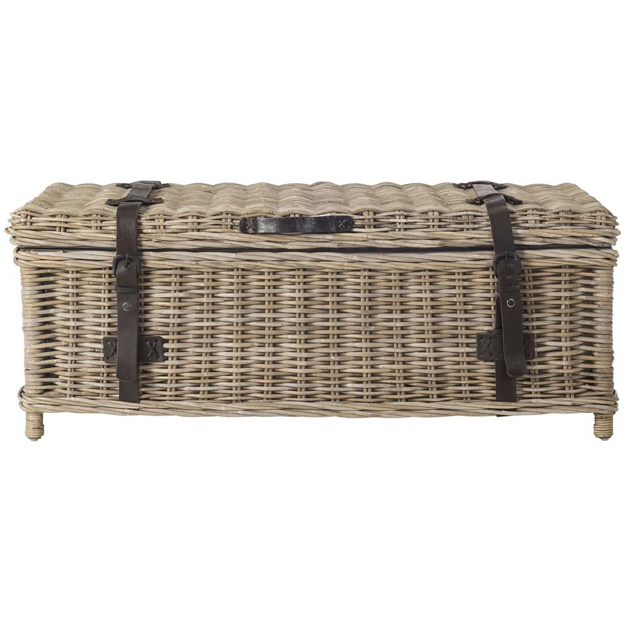Naldo Rattan Coffee Table Trunk Gray - Image 2