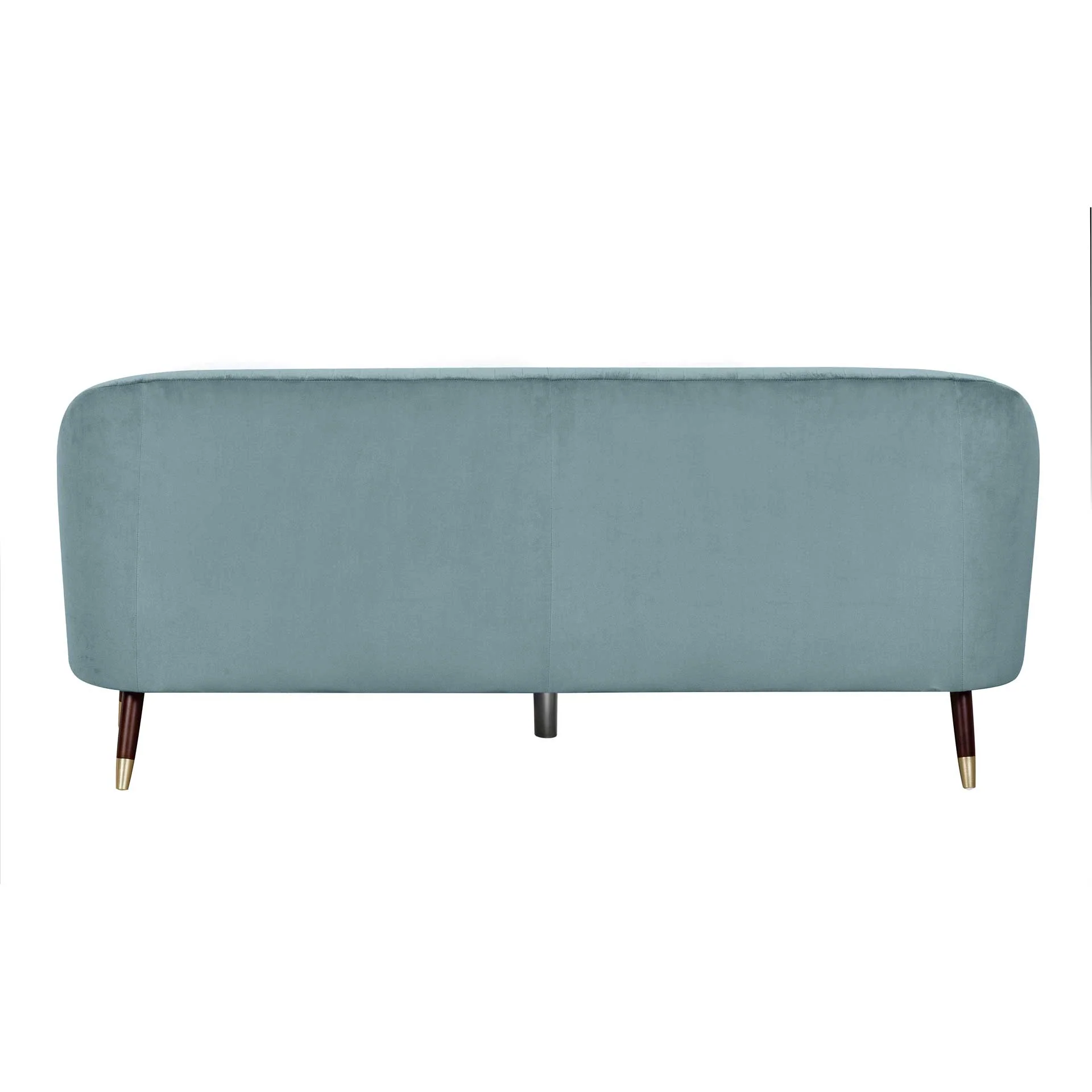 Naldo Velvet Sofa Bluestone - Image 3