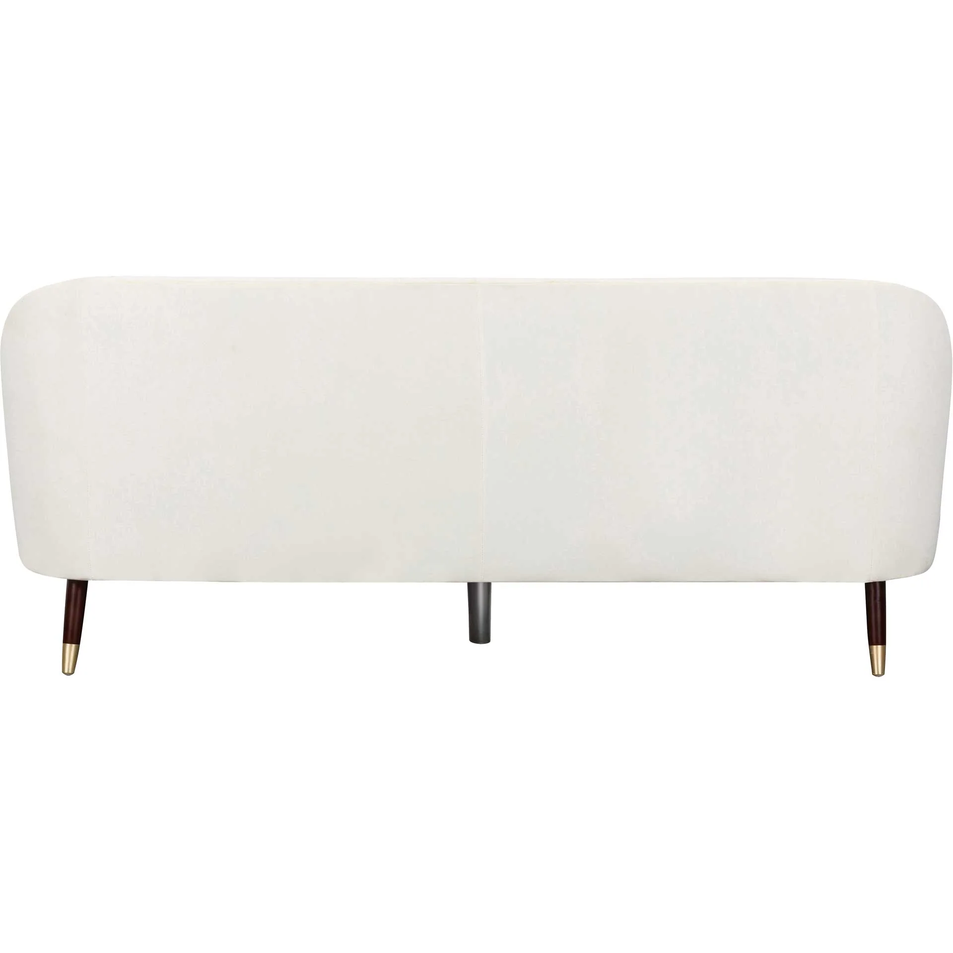Naldo Velvet Sofa Cream - Image 3