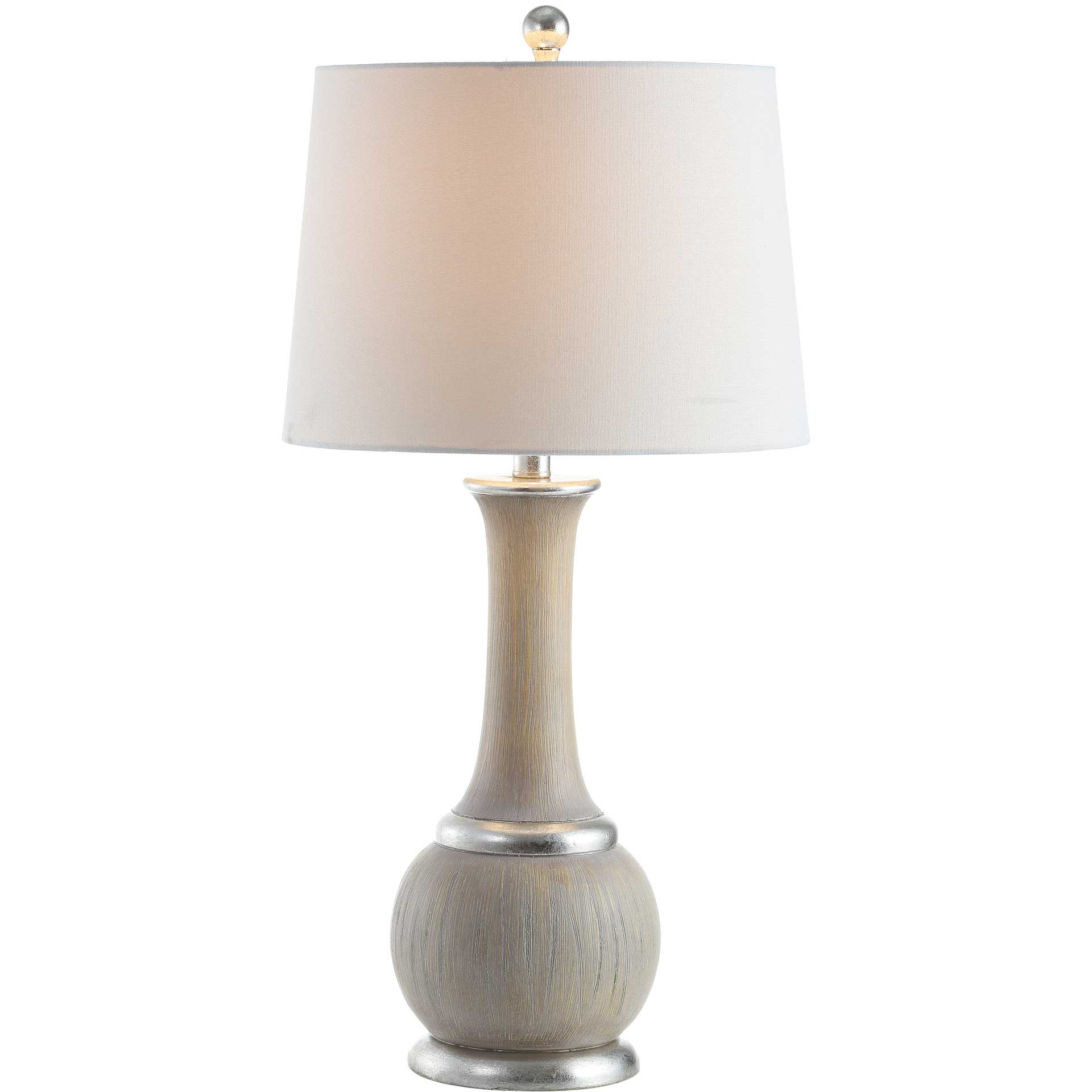 Naomi Table Lamp Gray/Silver Leaf - Image 2