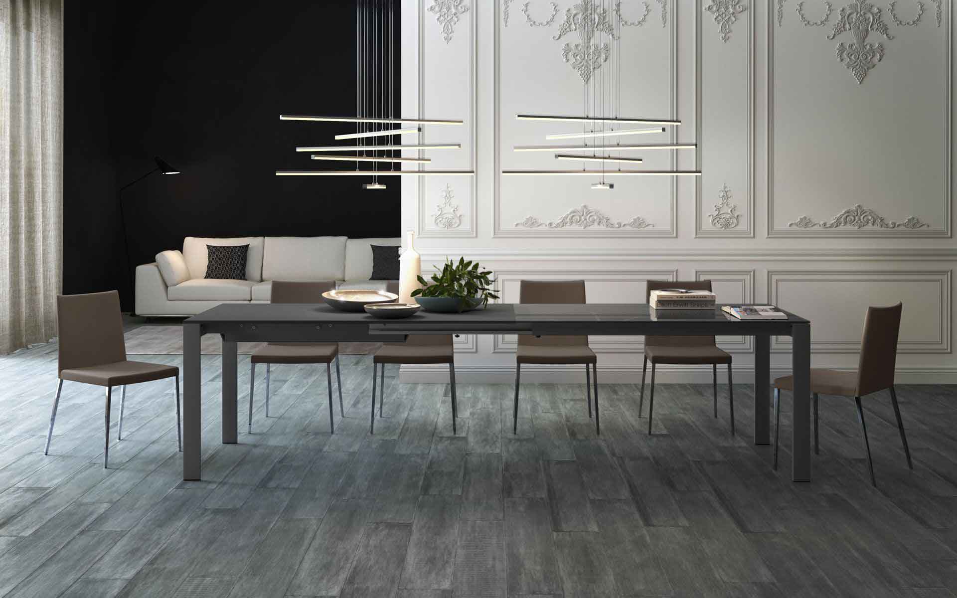 Napoli Dining Table Anthracite Glass/Anthracite - Image 7