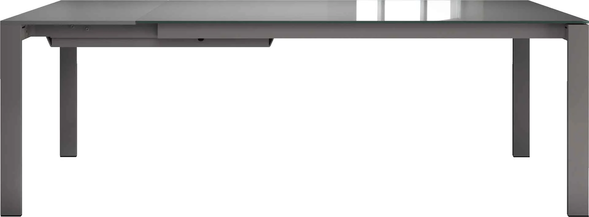 Napoli Dining Table Ashen Gray Glass/Ashen Gray - Image 2