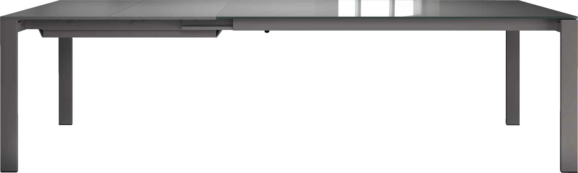Napoli Dining Table Ashen Gray Glass/Ashen Gray - Image 3
