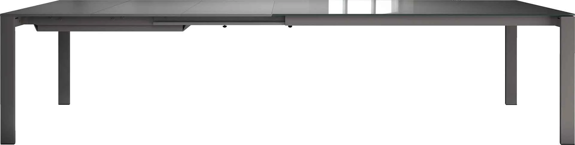 Napoli Dining Table Ashen Gray Glass/Ashen Gray - Image 4
