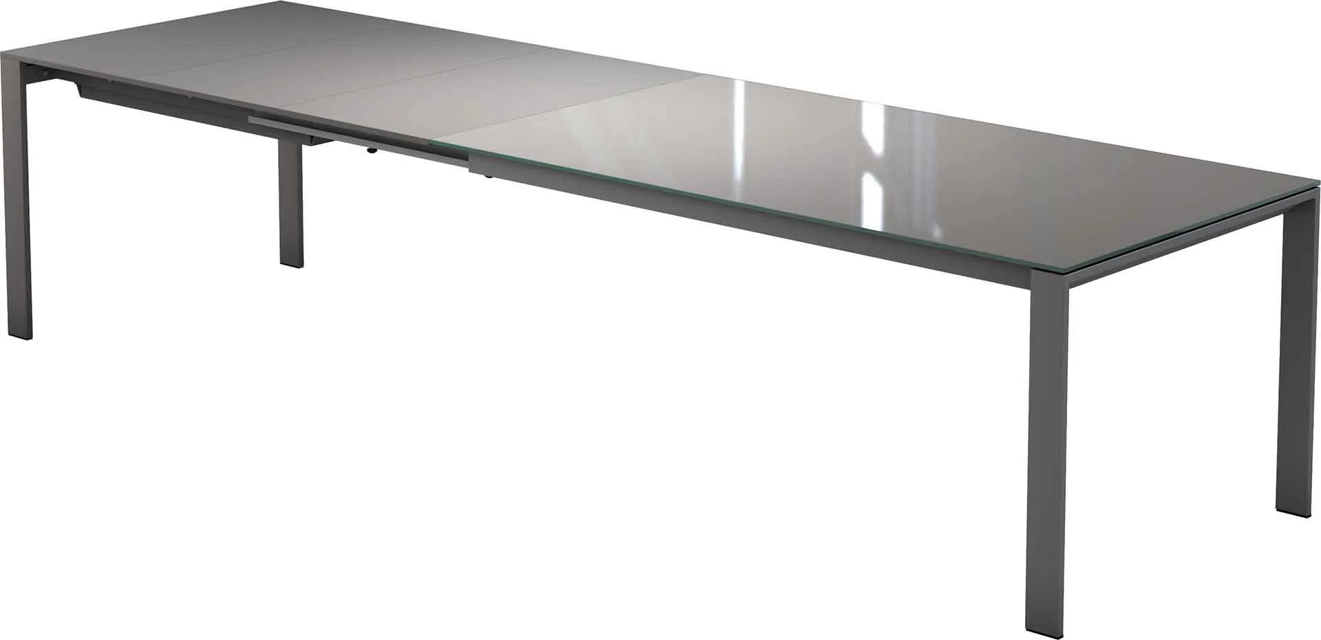 Napoli Dining Table Ashen Gray Glass/Ashen Gray - Image 6