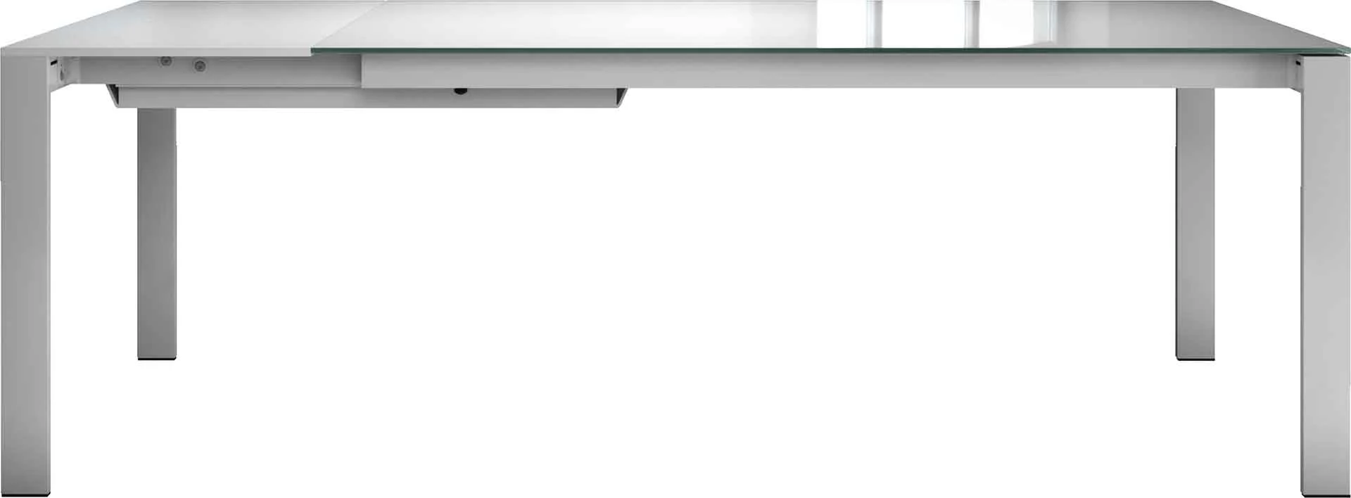Napoli Dining Table White Glass/White - Image 2