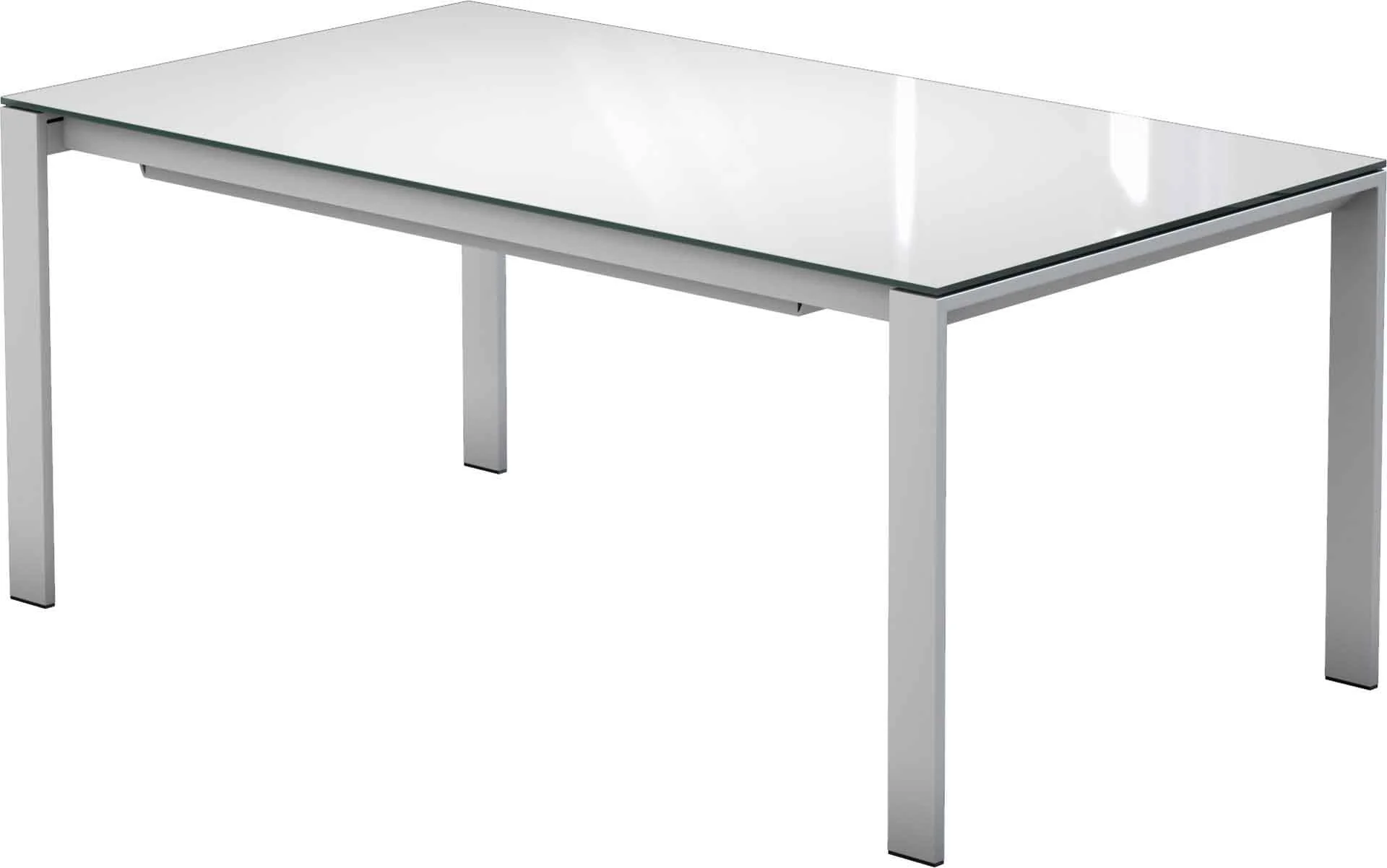Napoli Dining Table White Glass/White - Image 5