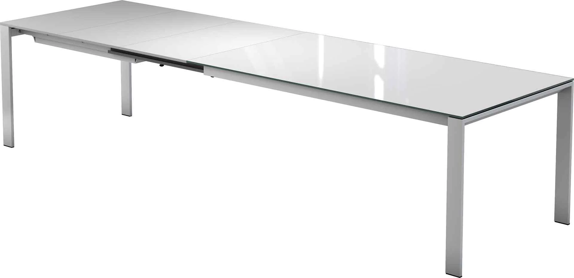 Napoli Dining Table White Glass/White - Image 6