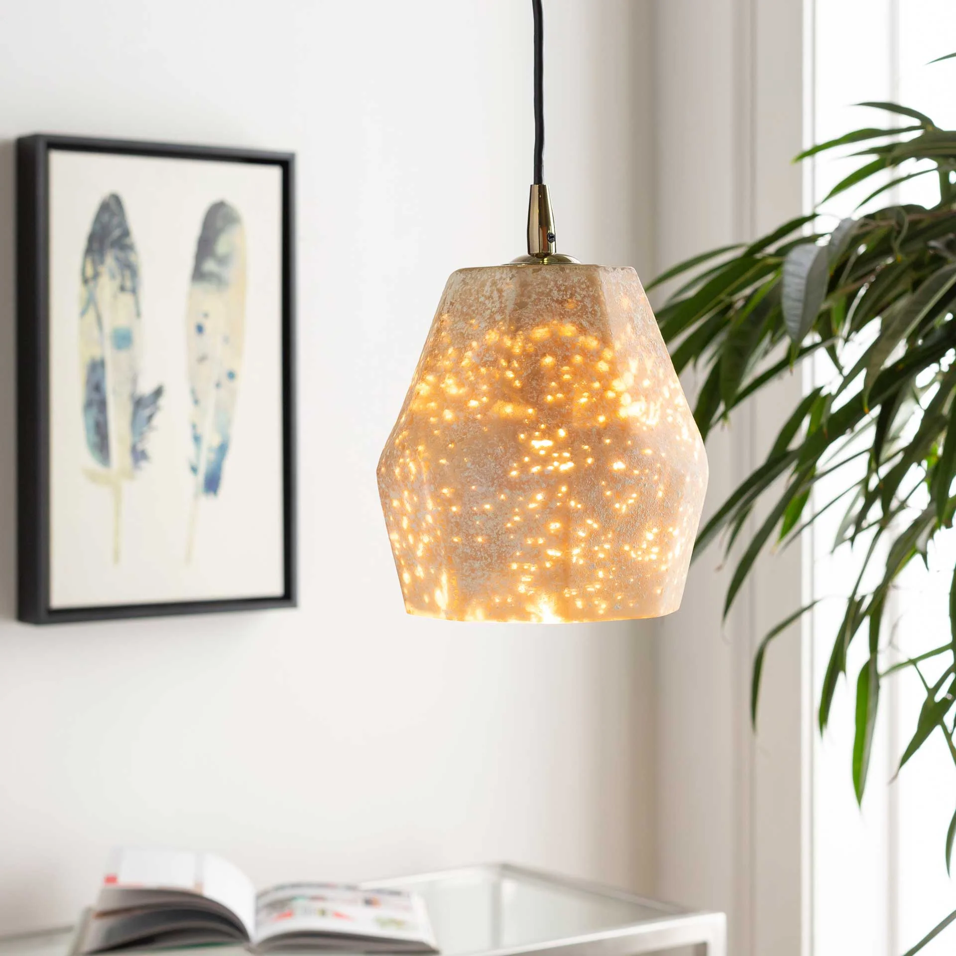 Nathalie Ceiling Lamp Cream/Khaki/Pink - Image 4