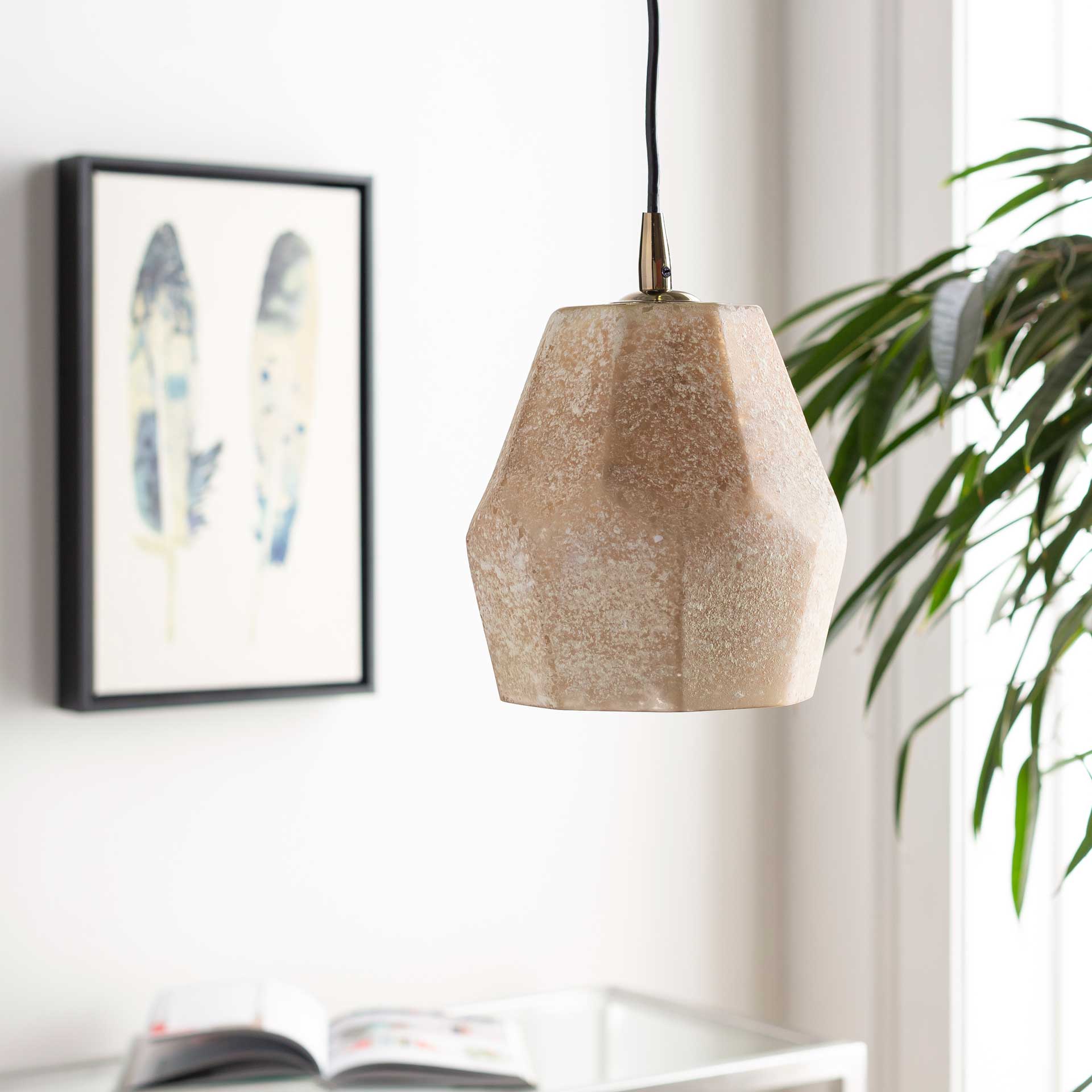 Nathalie Ceiling Lamp Cream/Khaki/Pink - Image 5
