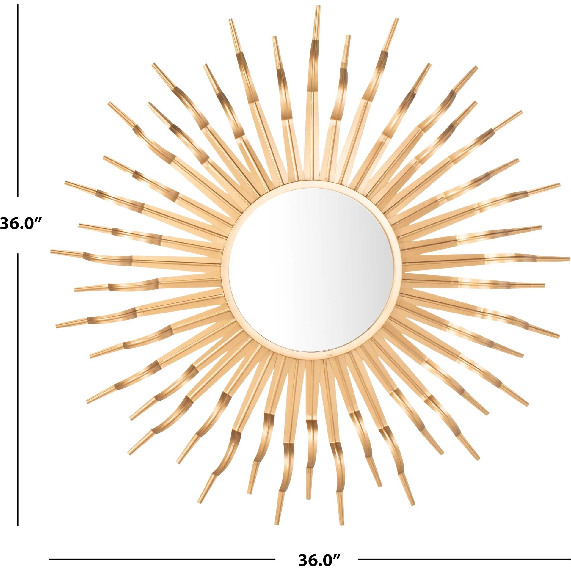 Nathalie Sunburst Mirror Gold - Image 3