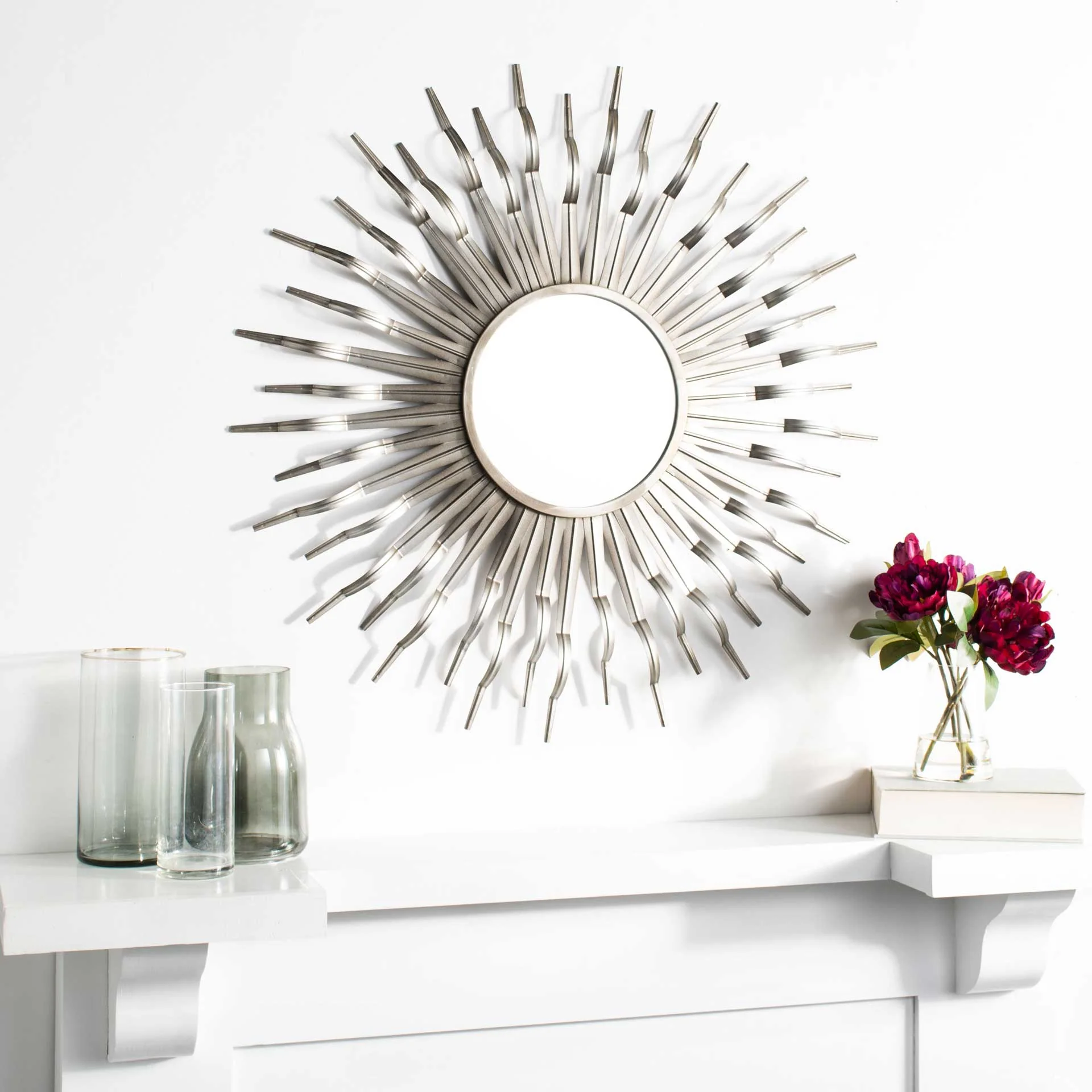Nathalie Sunburst Mirror Gunmetal - Image 3