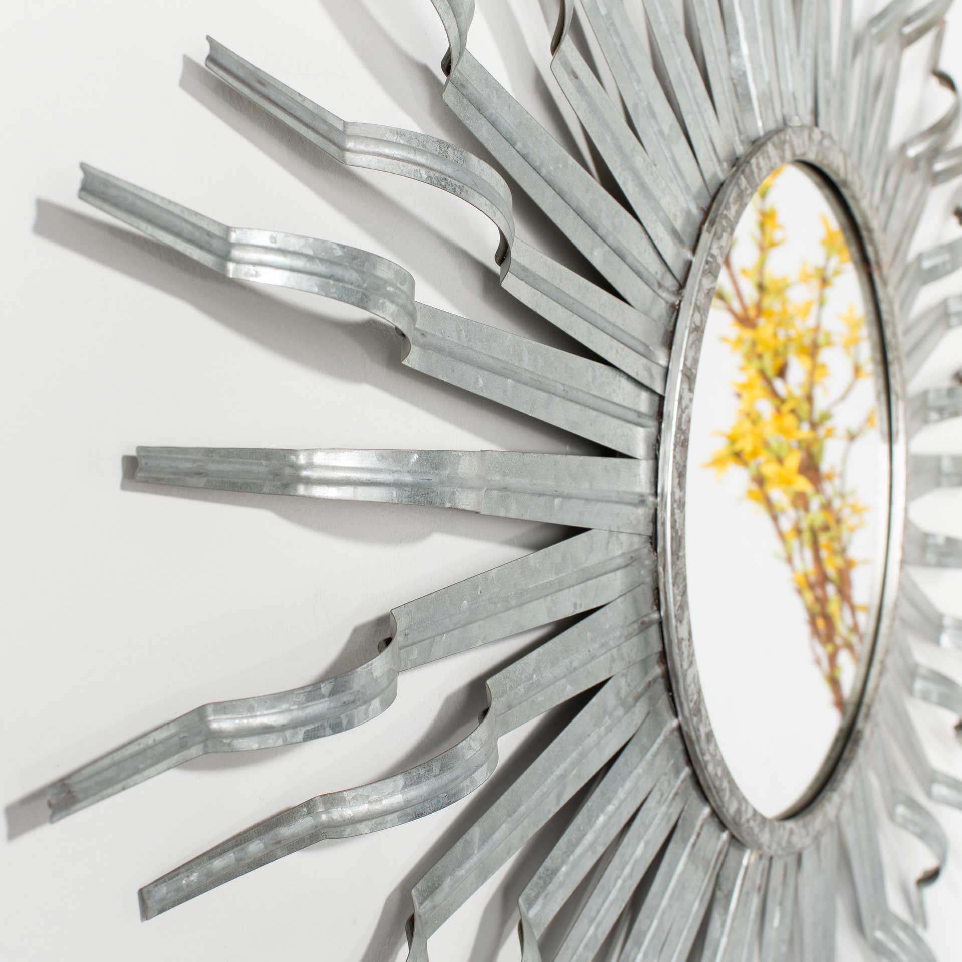 Nathalie Sunburst Mirror Silver - Image 3