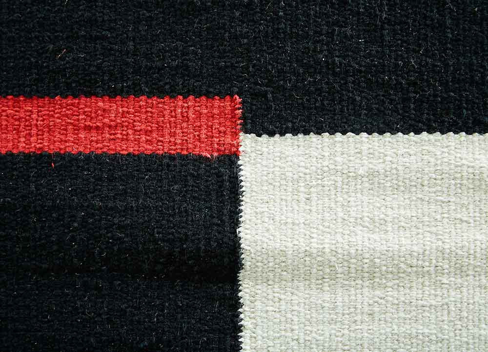 National Geographic African Geometric Black/White Area Rug - Image 4