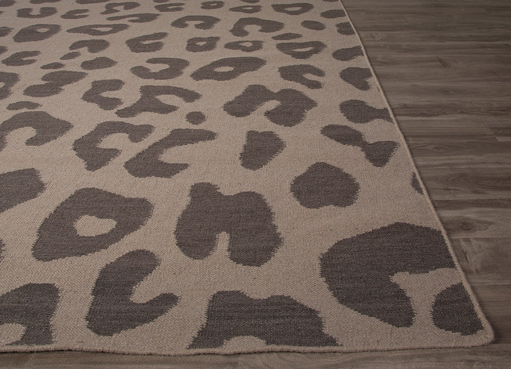 National Geographic Jaguar Cobblestone/Bungee Cord Area Rug - Image 3