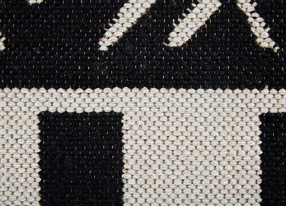 National Geographic Tiebele Black/White Area Rug - Image 4