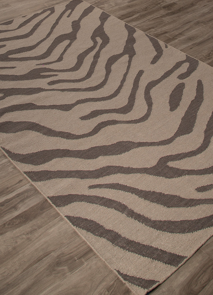National Geographic Tiger Feather Gray/Walnut Area Rug - Image 2