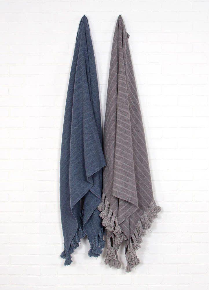 Native Frost Gray Throw - Image 2