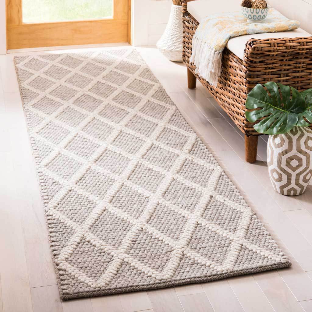 Natura Diamond Gray Runner Rug - Image 2