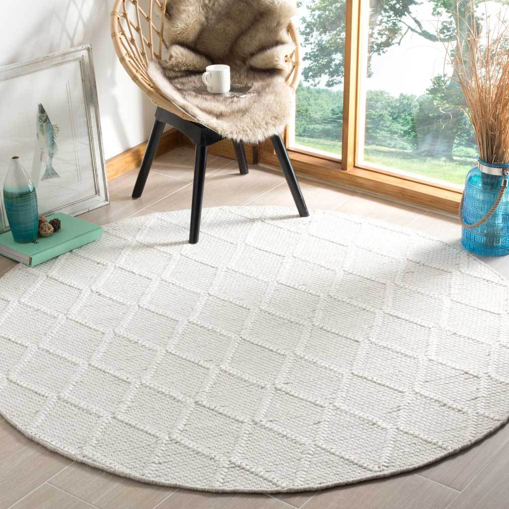 Natura Diamond Ivory Round Rug - Image 3