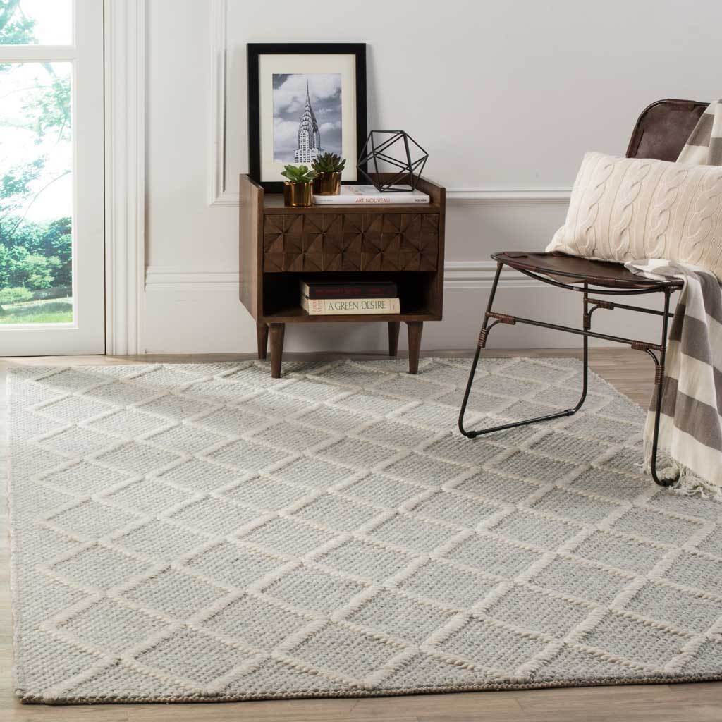 Natura Diamond Silver/Ivory Area Rug - Image 8